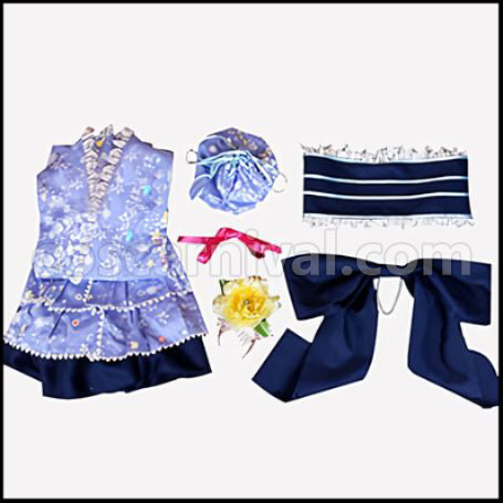 Love Live! Umi Sonoda Summer Festival Cosplay Costume coscarnival - Collar Design