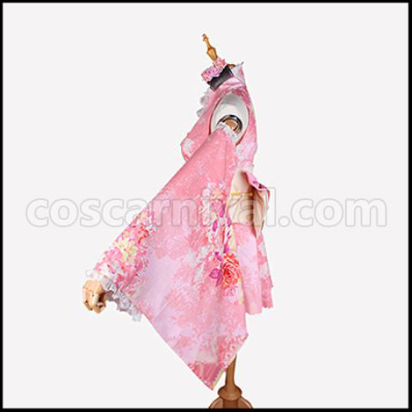 Love Live! Nico Yazawa Summer Festival Cosplay Costume coscarnival - Back View