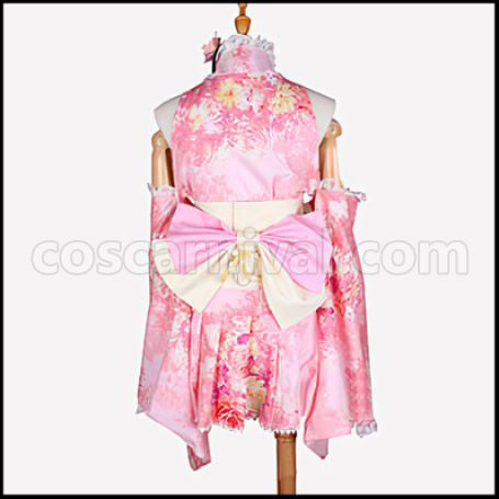 Love Live! Nico Yazawa Summer Festival Cosplay Costume coscarnival - Side Profile
