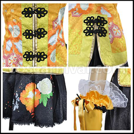 Love Live! SR August China Dress Edition After Awakening Rin Hoshizora Cosplay Costume coscarnival - Side Profile