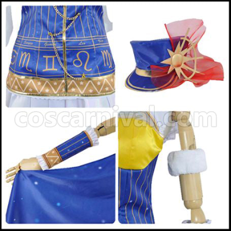 Love Live! School Idol Festival Constellation Edition Mythical World UR Post-Awakening Maki Nishikino Cosplay Costume coscarnival - Collar Design