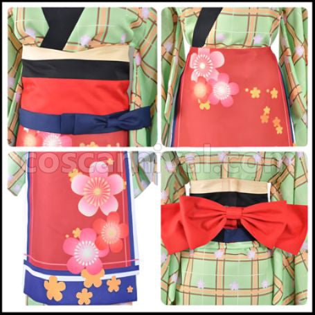 Love Live! School Idol Festival Seven Lucky Gods Edition Goddess of Happiness SR Pre-Awakening Hanayo Koizumi Cosplay Costume coscarnival - Side Profile