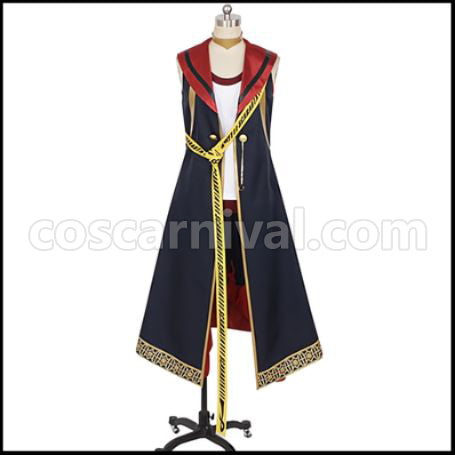 Twisted Wonderland Scarabia Dormitory Kalim Al-Asim Cosplay Costume coscarnival - Back View