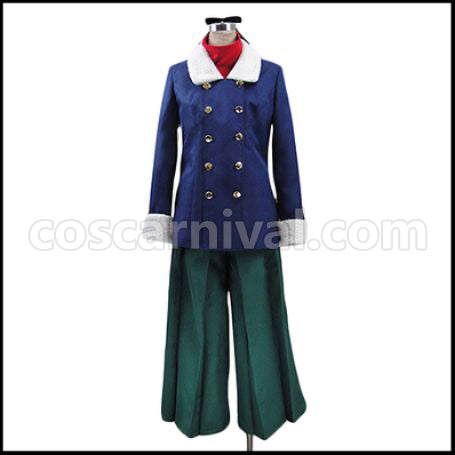 Blood Blockade Battlefront Chain Sumeragi Cosplay Costume coscarnival - Front View