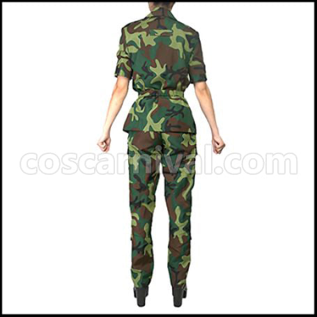 Gate: Jieitai Kano Chi nite, Kaku Tatakaeri Youji Itami Cosplay Costume coscarnival - Back View