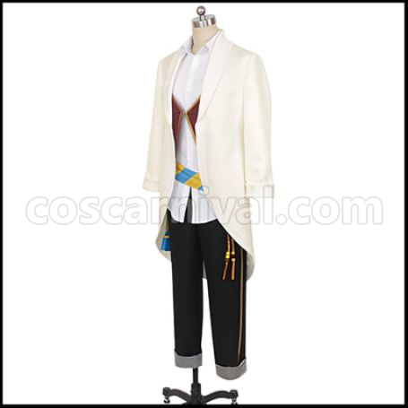 Twisted Wonderland Scarabia Dormitory Kalim Al-Asim Cosplay Costume coscarnival - Side Profile