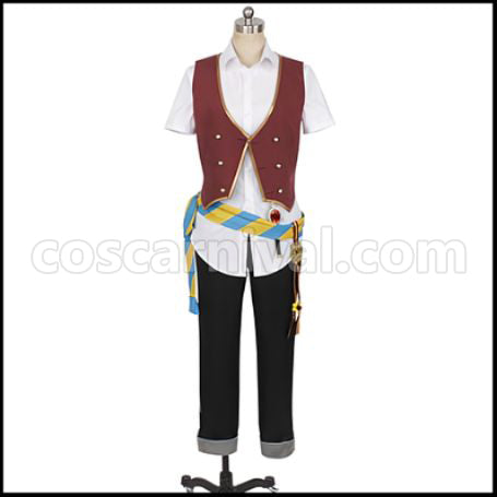 Twisted Wonderland Scarabia Dormitory Kalim Al-Asim Cosplay Costume coscarnival - Collar Design