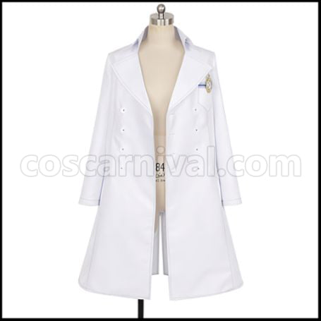 Twisted Wonderland Diasomnia Dormitory Floyd Leech Lab Coat Cosplay Costume coscarnival - Back View