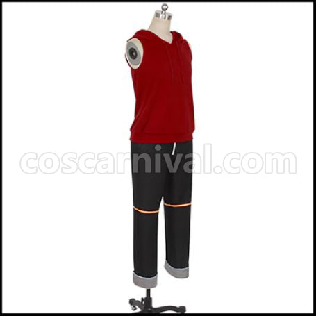 Twisted Wonderland Scarabia Dormitory Jamil Viper Gym Clothes Cosplay Costume coscarnival - Back View
