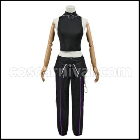 Ensemble Stars! Mayoi Ayase Shadow Cosplay Costume coscarnival - Collar Design