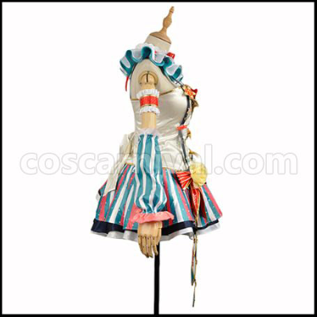 Love Live! Circus Troupe After Awakening Hanayo Koizumi Cosplay Costume coscarnival - Back View