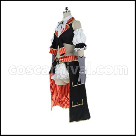 Love Live! Maki Nishikino Pirates Edition ¦Ì's Pirate Story Awakened Cosplay Costume coscarnival - Back View