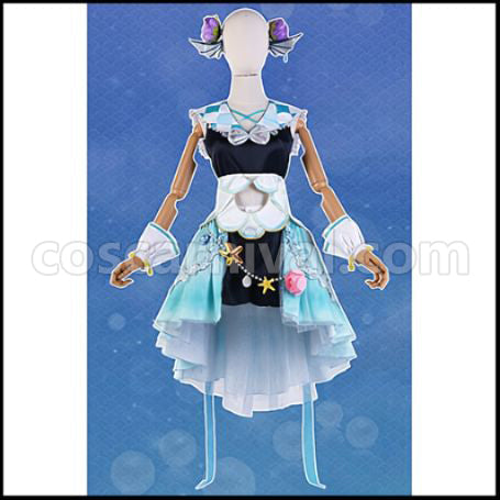 [Nijisanji Costume] Nijisanji VTuber Finana Ryugu Cosplay Costume coscarnival - Front View