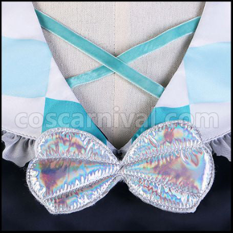 [Nijisanji Costume] Nijisanji VTuber Finana Ryugu Cosplay Costume coscarnival - Detail Close-up