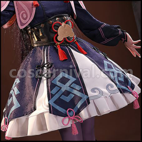 Genshin Impact Yun Jin Cosplay Costume coscarnival - Detail Close-up