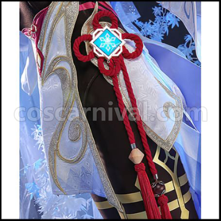 Genshin Impact Ganyu Cosplay Costume coscarnival - Side Profile