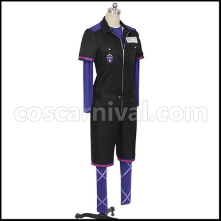 Twisted Wonderland Pomefiore Dormitory Vil Schoenheit Gym Clothes Cosplay Costume coscarnival - Back View