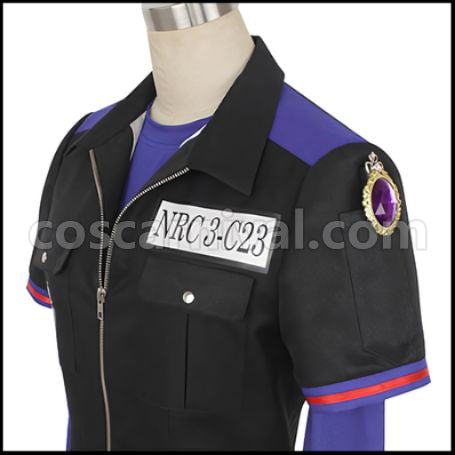 Twisted Wonderland Pomefiore Dormitory Vil Schoenheit Gym Clothes Cosplay Costume coscarnival - Collar Design