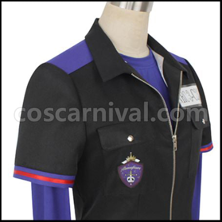 Twisted Wonderland Pomefiore Dormitory Vil Schoenheit Gym Clothes Cosplay Costume coscarnival - Cuff Style
