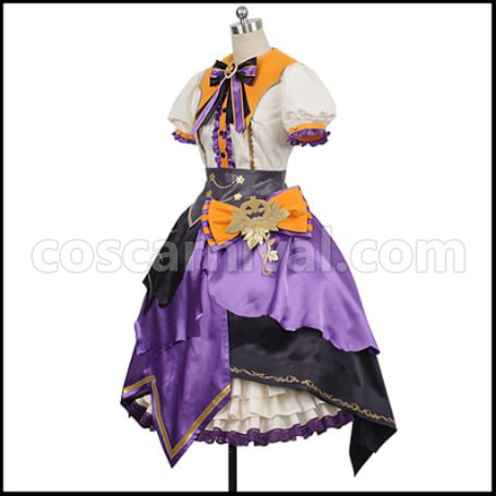 Uma Musume Pretty Derby Rice Shower Make up in Halloween Cosplay Costume coscarnival - Side Profile