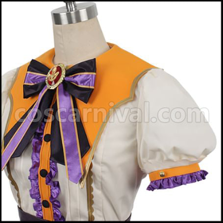 Uma Musume Pretty Derby Rice Shower Make up in Halloween Cosplay Costume coscarnival - Collar Design