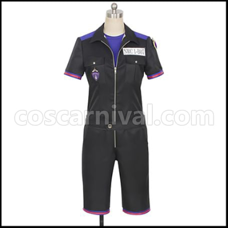 Twisted Wonderland Gym Clothes Pomefiore Dorm Epel Felmier Cosplay Costume coscarnival - Front View