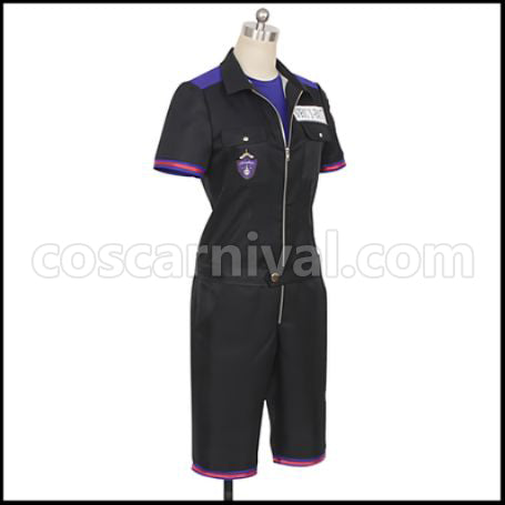 Twisted Wonderland Gym Clothes Pomefiore Dorm Epel Felmier Cosplay Costume coscarnival - Back View