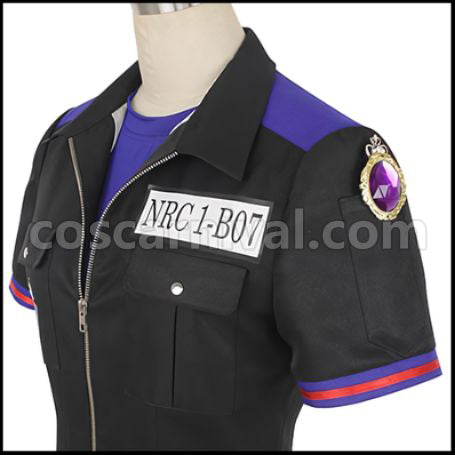 Twisted Wonderland Gym Clothes Pomefiore Dorm Epel Felmier Cosplay Costume coscarnival - Collar Design