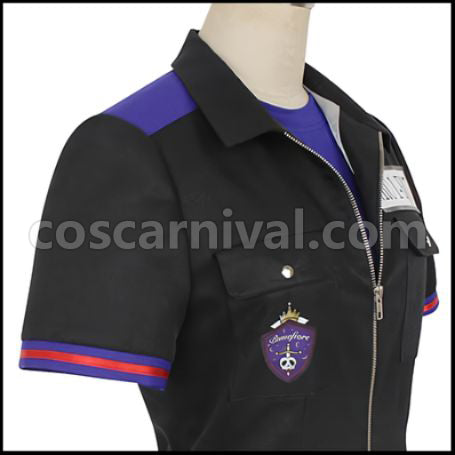 Twisted Wonderland Gym Clothes Pomefiore Dorm Epel Felmier Cosplay Costume coscarnival - Cuff Style