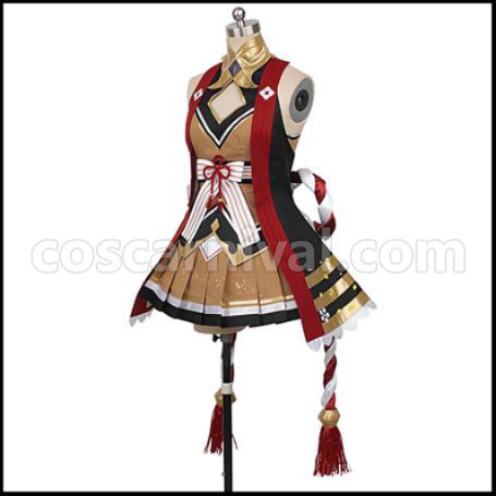 Uma Musume Pretty Derby Kitasan Black Cosplay Costume coscarnival - Side Profile
