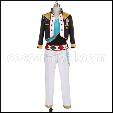 Ensemble Stars! ALKALOID Hiiragi Igarashi Cosplay Costume coscarnival - Front View