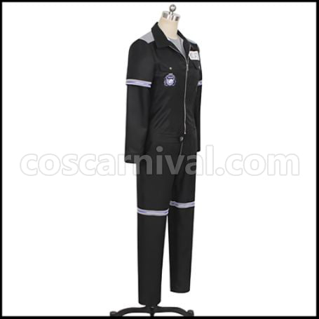 Twisted Wonderland Octavinelle Dormitory Azul Ashengrotto Gym Clothes Cosplay Costume coscarnival - Back View