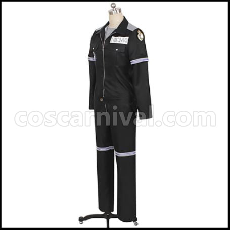 Twisted Wonderland Octavinelle Dormitory Azul Ashengrotto Gym Clothes Cosplay Costume coscarnival - Side Profile