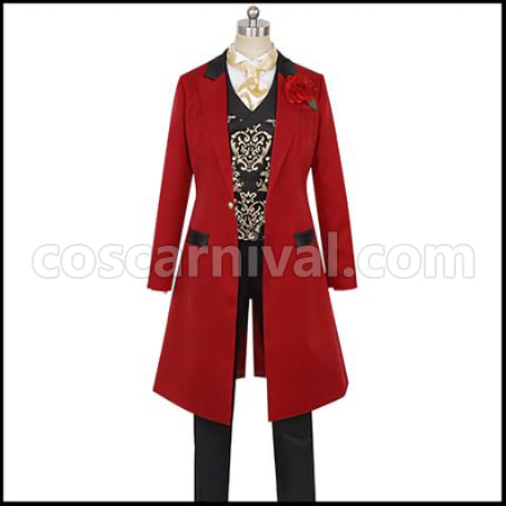 Twisted Wonderland Bridal Riddle Rosehearts Cosplay Costume coscarnival - Front View