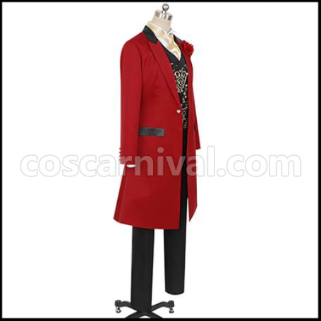 Twisted Wonderland Bridal Riddle Rosehearts Cosplay Costume coscarnival - Back View