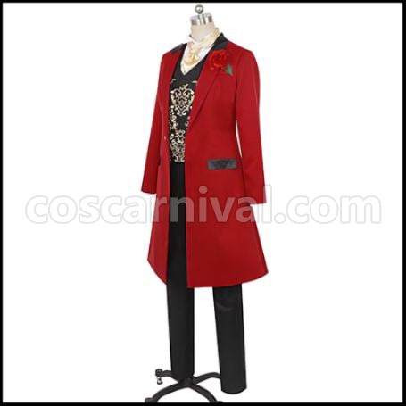 Twisted Wonderland Bridal Riddle Rosehearts Cosplay Costume coscarnival - Side Profile