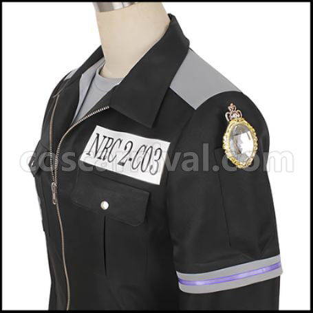 Twisted Wonderland Octavinelle Dormitory Azul Ashengrotto Gym Clothes Cosplay Costume coscarnival - Collar Design