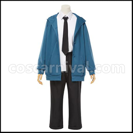 Cells at Work White Blood Cell/Neutrophil Cosplay Costume coscarnival - Back View