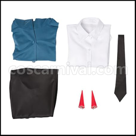 Cells at Work White Blood Cell/Neutrophil Cosplay Costume coscarnival - Hem Detail