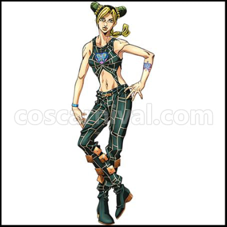 JoJo's Bizarre Adventure Part 6 Stone Ocean Jolyne Cujoh Cosplay Costume coscarnival - Front View