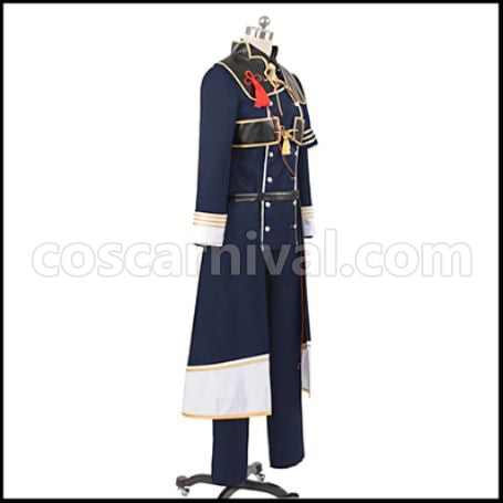 Touken Ranbu Uchigatana Swordsman Nakigitsune Cosplay Costume coscarnival - Collar Design