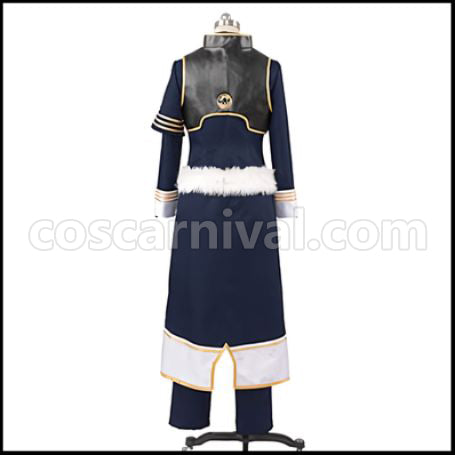 Touken Ranbu Uchigatana Swordsman Nakigitsune Cosplay Costume coscarnival - Hem Detail