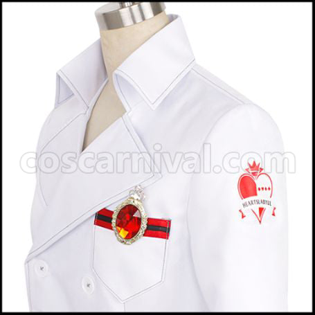 Twisted Wonderland Diasomnia Dormitory Riddle Rosehearts Lab Coat Cosplay Costume coscarnival - Cuff Style