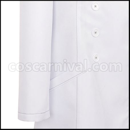 Twisted Wonderland Diasomnia Dormitory Riddle Rosehearts Lab Coat Cosplay Costume coscarnival - Hem Detail