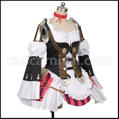Uma Musume Pretty Derby Eishin Flash Cosplay Costume coscarnival - Back View