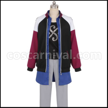 IDOLiSH 7 Part 4 ZOOL Touma Inumaru Cosplay Costume coscarnival - Front View