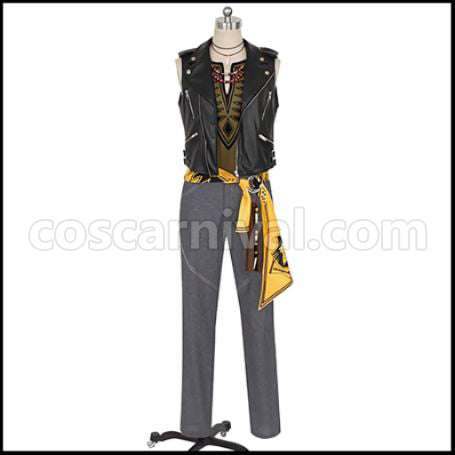Twisted Wonderland Savanaclaw Dormitory Jack Howl Cosplay Costume coscarnival - Front View