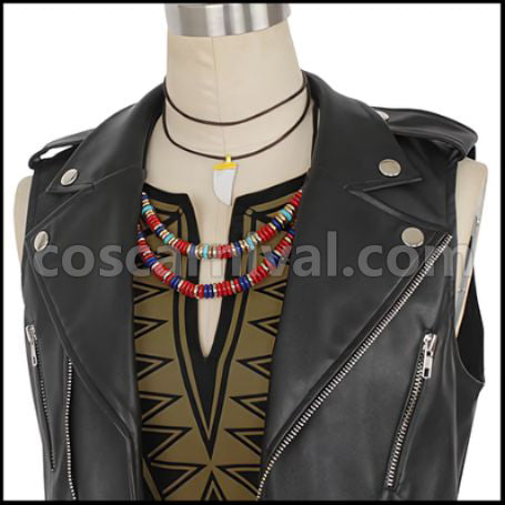 Twisted Wonderland Savanaclaw Dormitory Jack Howl Cosplay Costume coscarnival - Collar Design