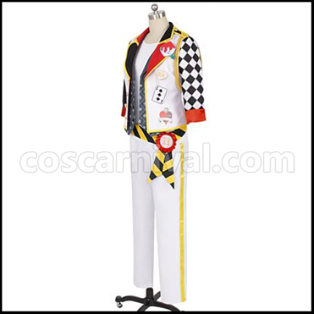 Twisted Wonderland Heartslabyul Dormitory Trey Clover Cosplay Costume coscarnival - Pocket Design