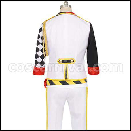 Twisted Wonderland Heartslabyul Dormitory Trey Clover Cosplay Costume coscarnival - Cut and Style